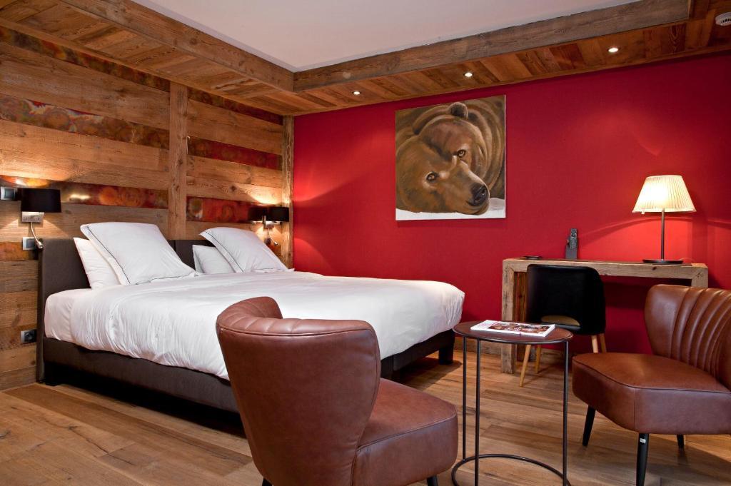 Chalet-Hôtel La Marmotte, La Tapiaz&SPA, The Originals Relais (Hotel-Chalet de Tradition) Les Gets Quarto foto